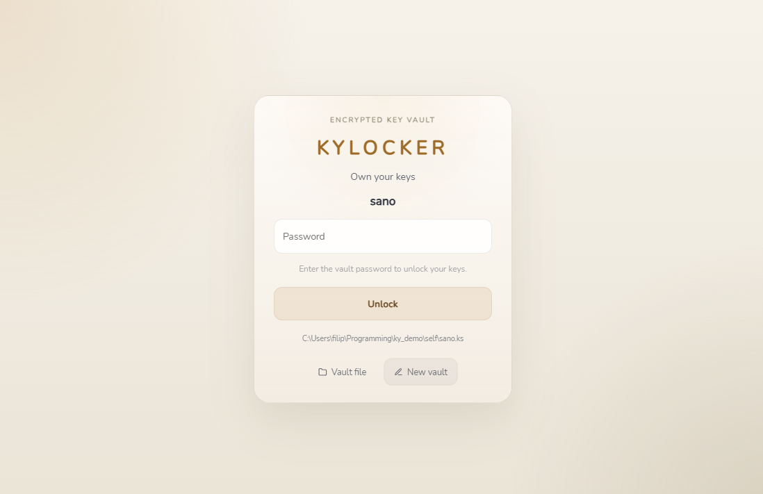 KyLocker screenshot 0